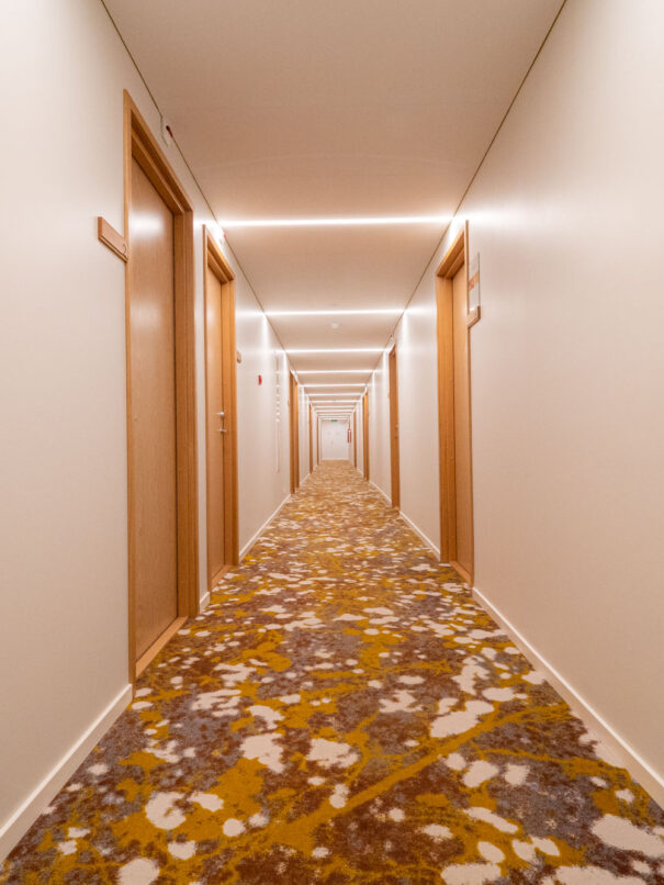 Centrumi hotelli koridor